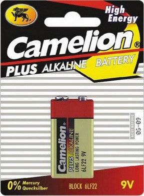 Элемент питания Camelion 6LF22 Alkaline BL-1 1шт крона
